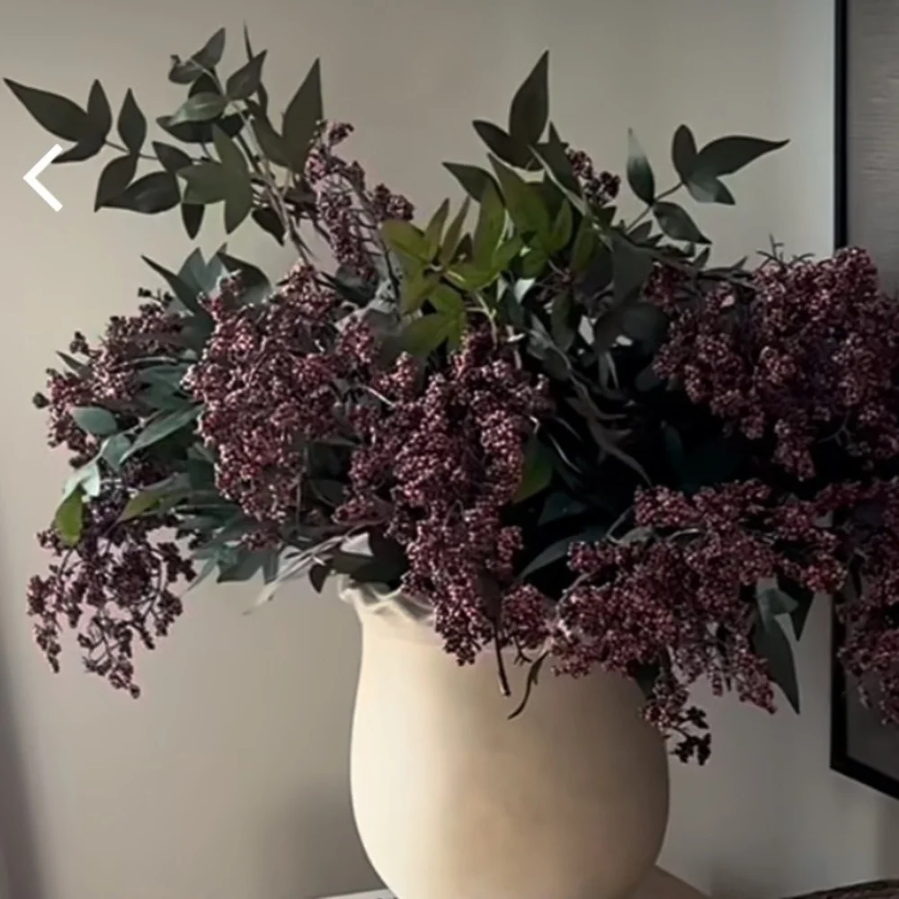 FAUX DUSTY PLUM STEM set off 3 HOUSE OF JADE HOME